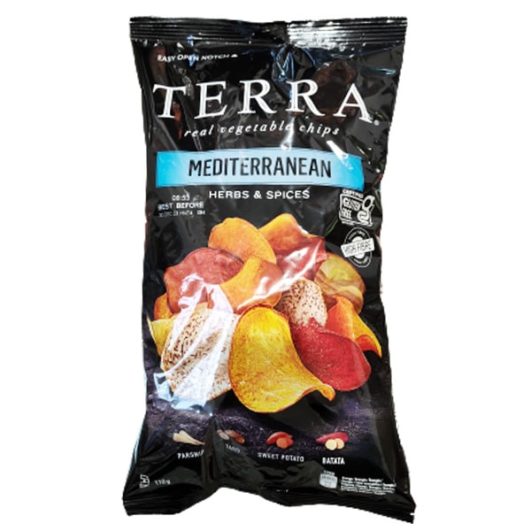 Patatine Esotici Mediterranei Vegetali misti 110g, Terra